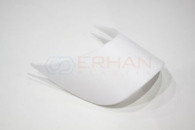 Vizors w/ Foam from Virgin Material ( White ) | 5/6 Panel Baseball Cap Visor | Erhan Plastic Chemical Materials and Tourism Ltd. Şti.